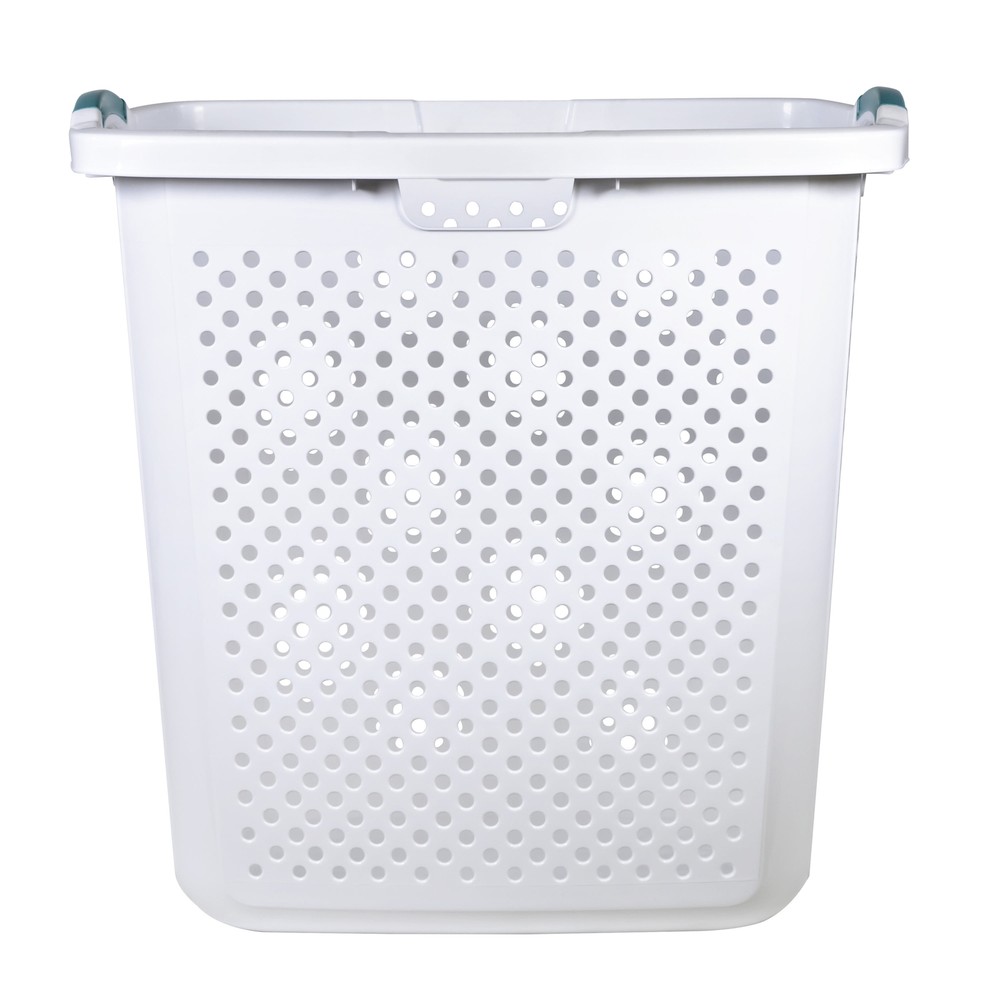 Large Laundry Hamper, 2.5 Bushel, White