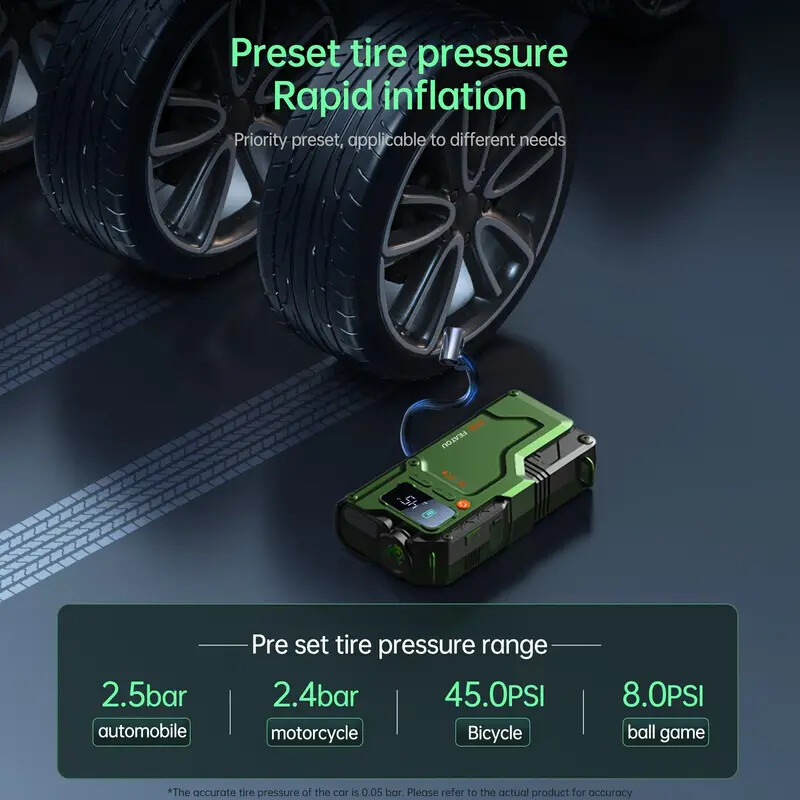 Car Jump Starter Booster Jumper Box Power Bank Battery Charger Portable 7000Amp