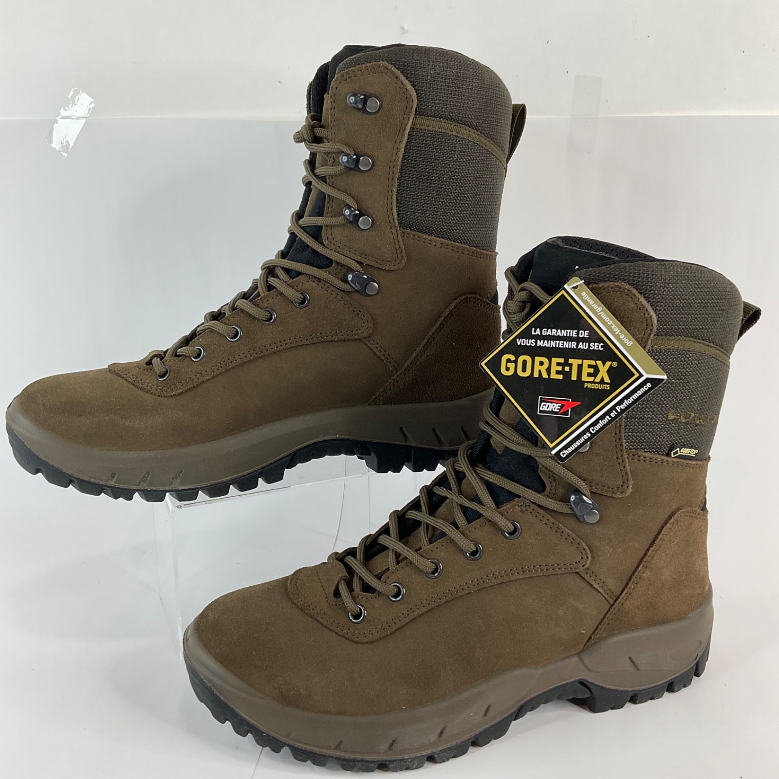 Lowa Boots Mens Sz 8.5 Brown Uplander GTX Hunting 310245 Gortex Insulated 8in
