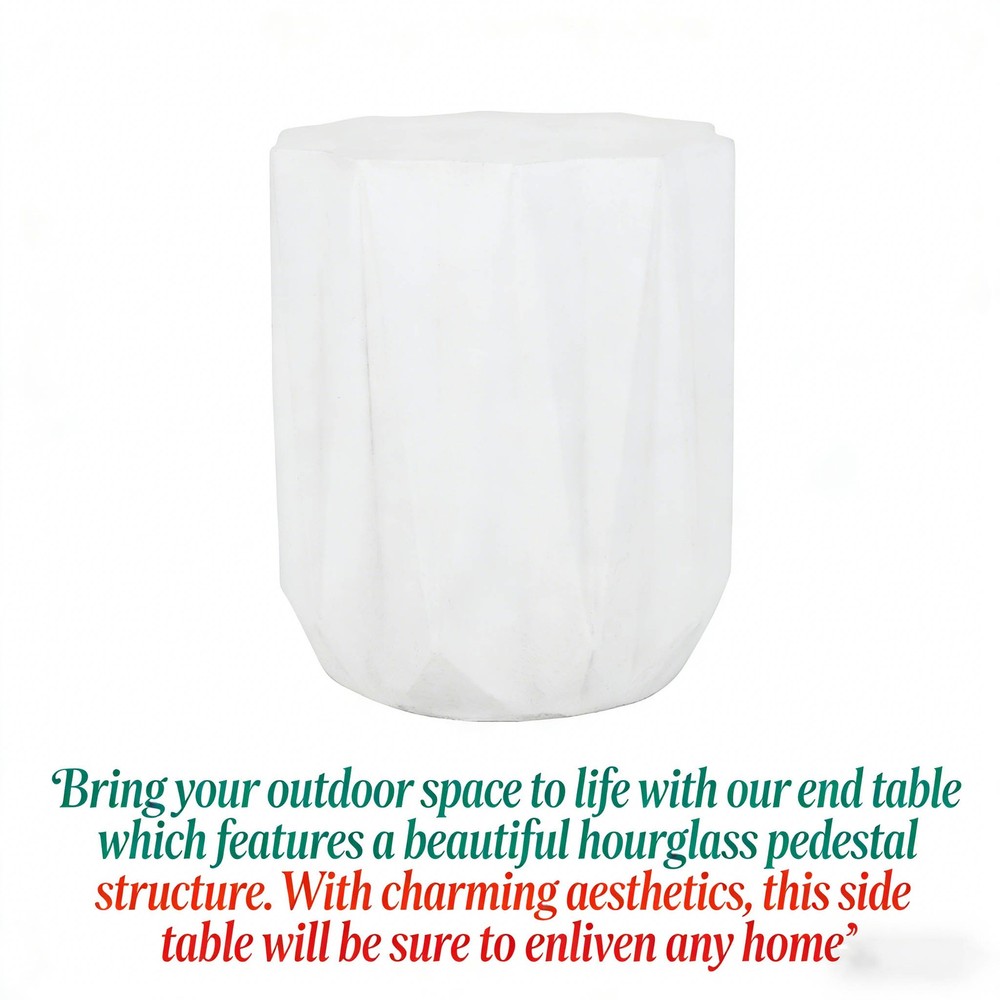 Outdoor Light Weight Concrete Side Table