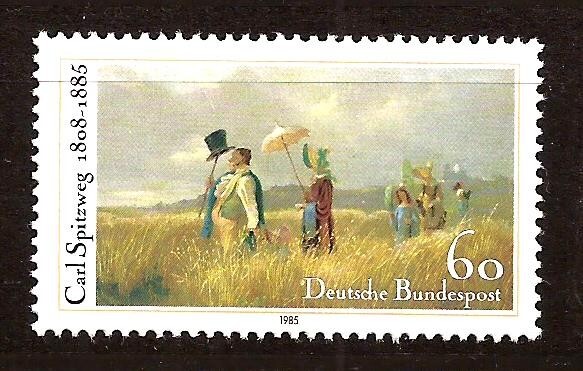 [D8529] BRD, Germany,  1985 MNH** Carl Spitweg, Painter