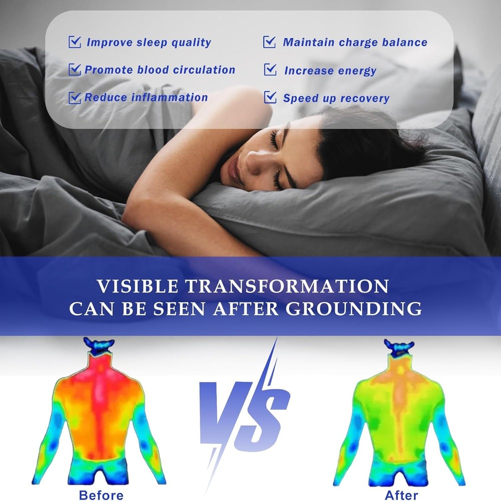 Grounding Bed Sheets California King Deep King, Grey