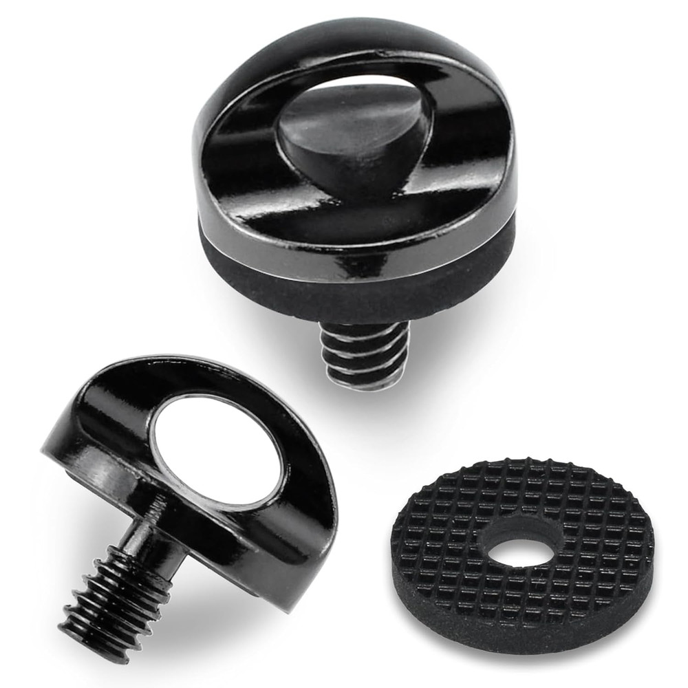 1/4" Camera Neck Strap Screw Holder, SDTC Tech 2 Pack 1/4-20 Thread Camera Screw