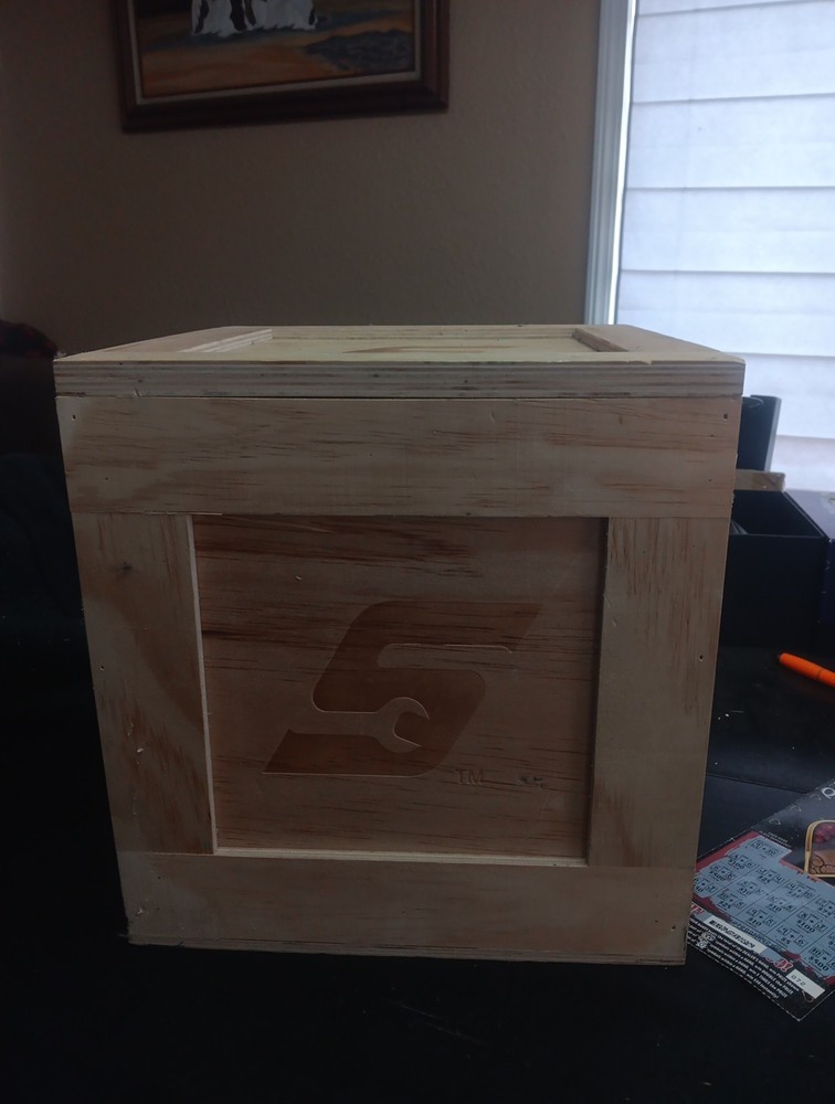 Snap-On Gift Box Wooden Crate (Empty)