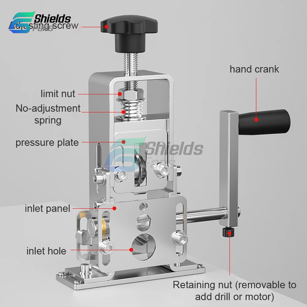 Manual Electric Wire Stripping Machine Cable Stripper Crank Scrap Copper Cutter