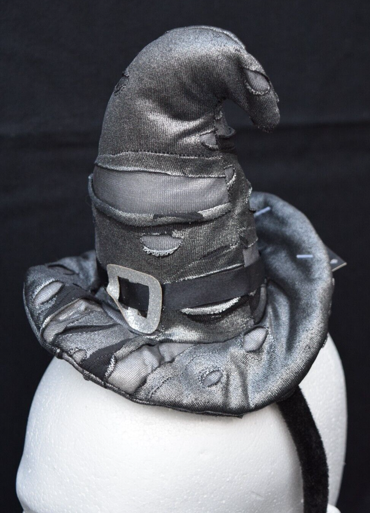 Halloween Witch Hat Headband Black