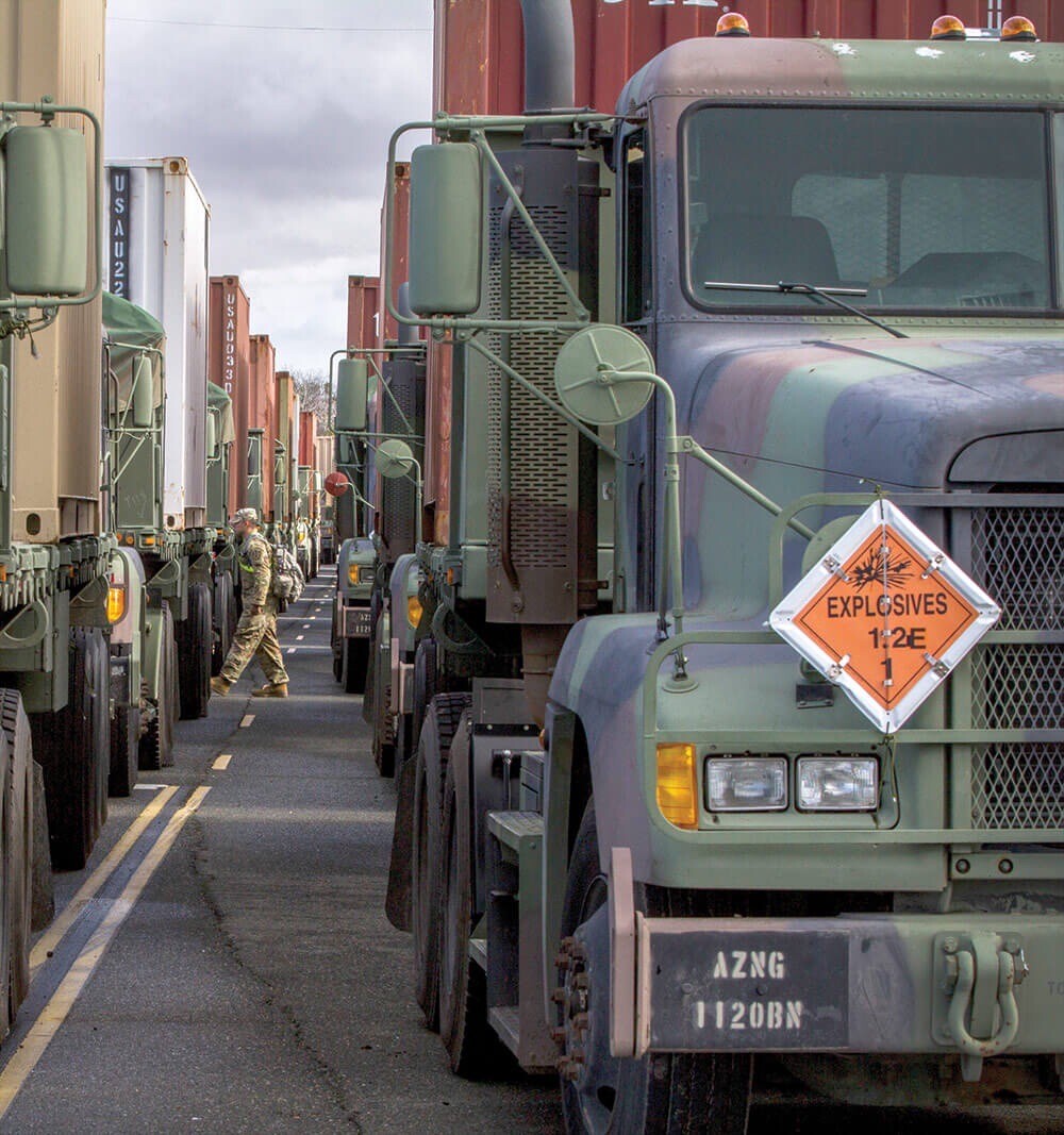 18.5” Full Metal EXPLOSIVES 1.3C US Military Placard Ordinance Truck Hazard Sign