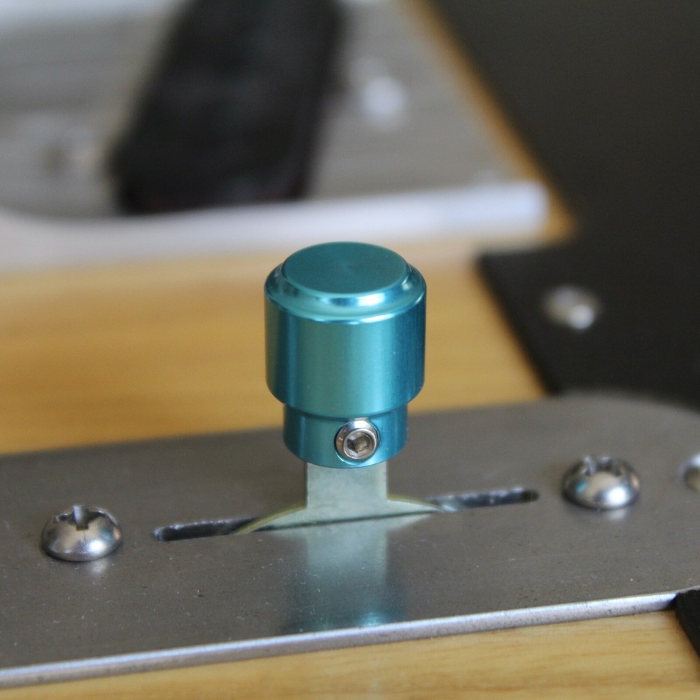 Telecaster style round switch tip, Turquoise Mist