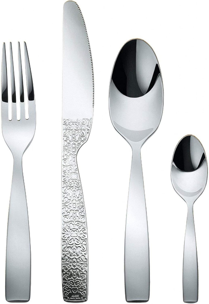 MW03S5 "Dressed" 5 Pieces Cake Server Set, Silver