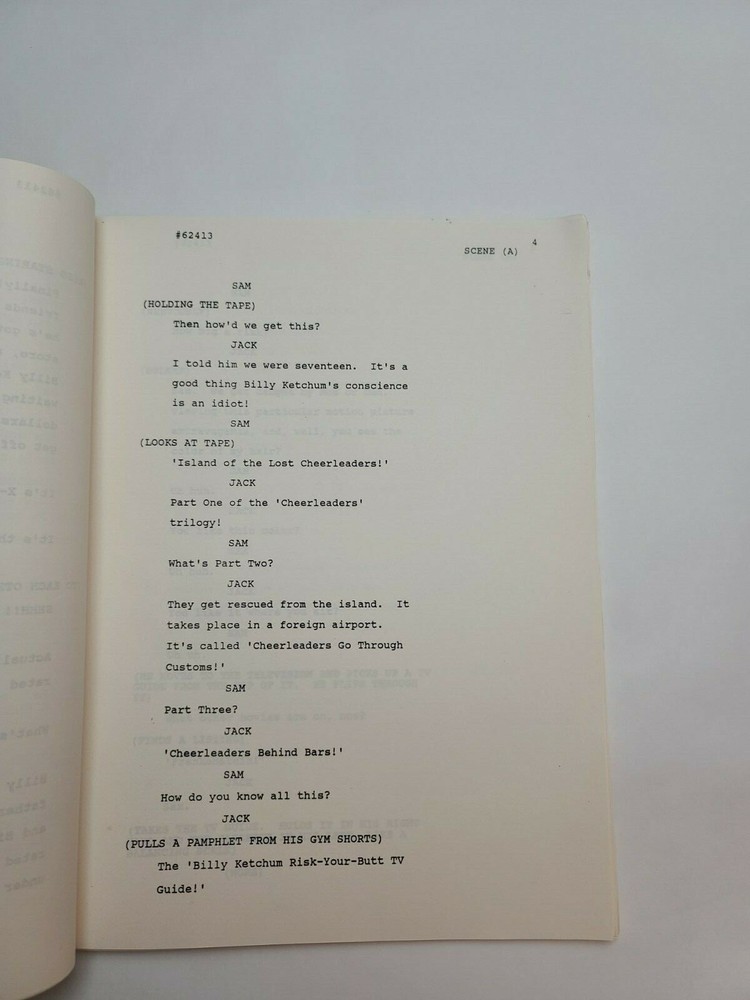 NOTHING IS EASY / Michael Jacobs 1986 TV Script, "It Happened One Night"