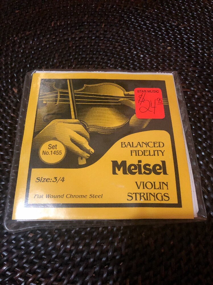 meisel strings set 3/4,(1455),wound Chrome Steel