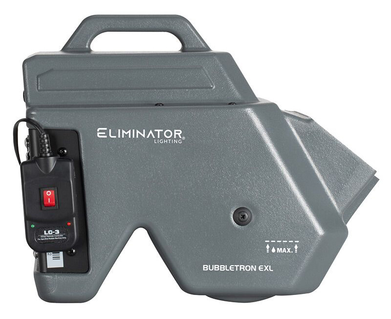 Eliminator Lighting ADJ BUBBLETRON EXL Portable Bubble Machine + Gallon Fluid