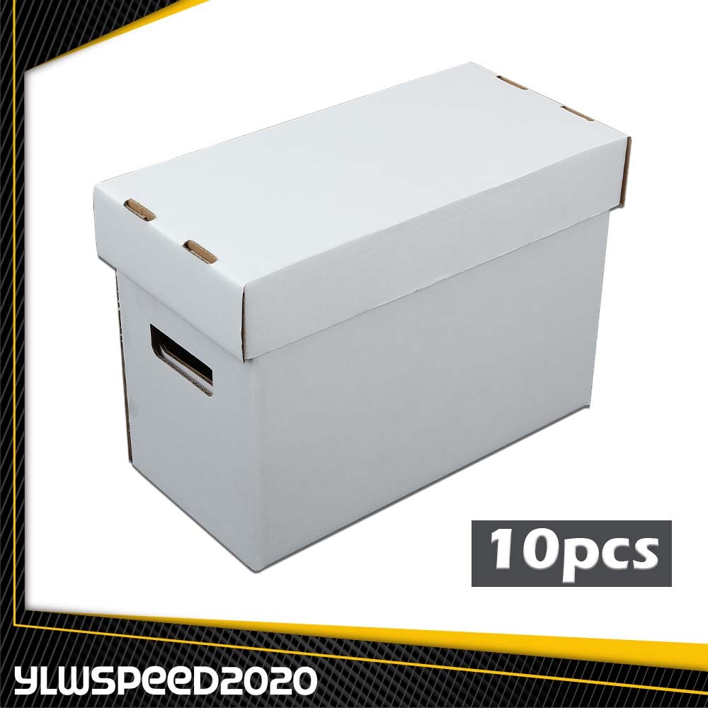 Comic Books Storage Boxes Short Holds 150-175 Stackable Durable Archive 10PCS