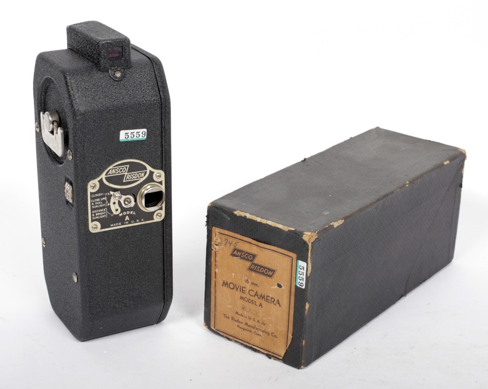 Ansco Risdon Model A 16mm cine camera with #5559 TESTED