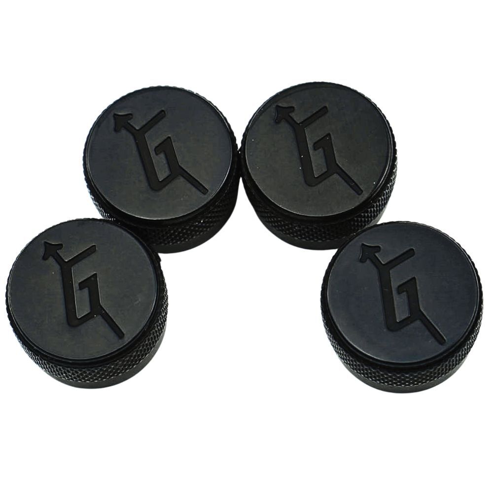 Arrow-G Locking Control Knobs Guitar Knobs STEEL Stainless Fit Gret-ch USA SHIP