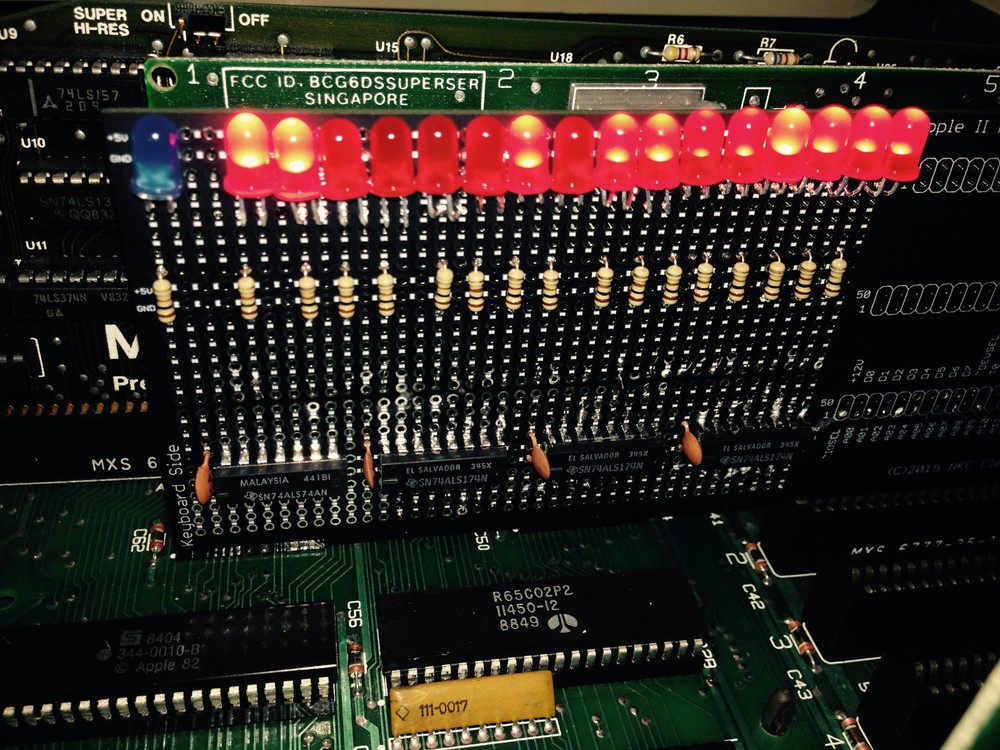 Apple II peripheral card prototyping PCB classic computer
