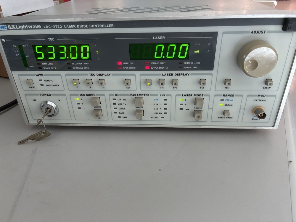 ILX Lightwave LDC3722B Laser Diode Controller