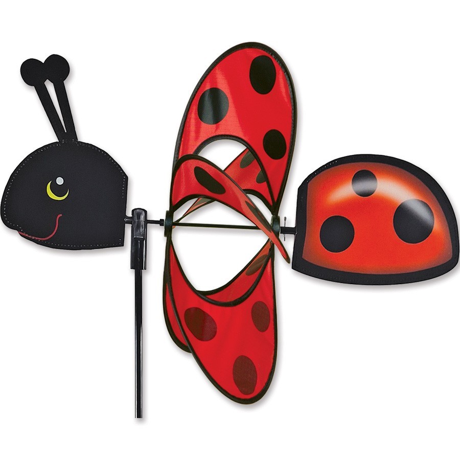 Ladybug Whirly Wing Wind Spinner 18"