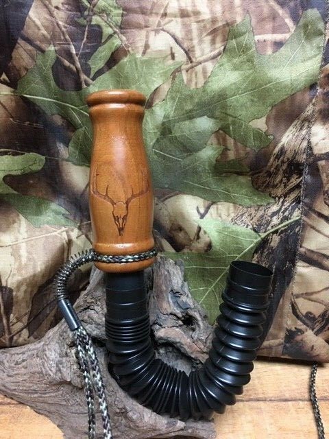Adjustable  Deer Grunt Call  - Cherry Wood