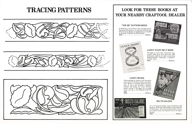 Leather Craft Doodle Page, MORNING GLORY