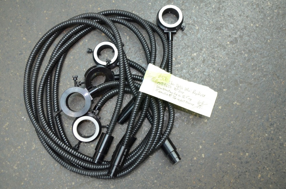 Fostec A08650 40" Long Fiber Optic Ring Light Source 32mm ID Ring & 15mm Input