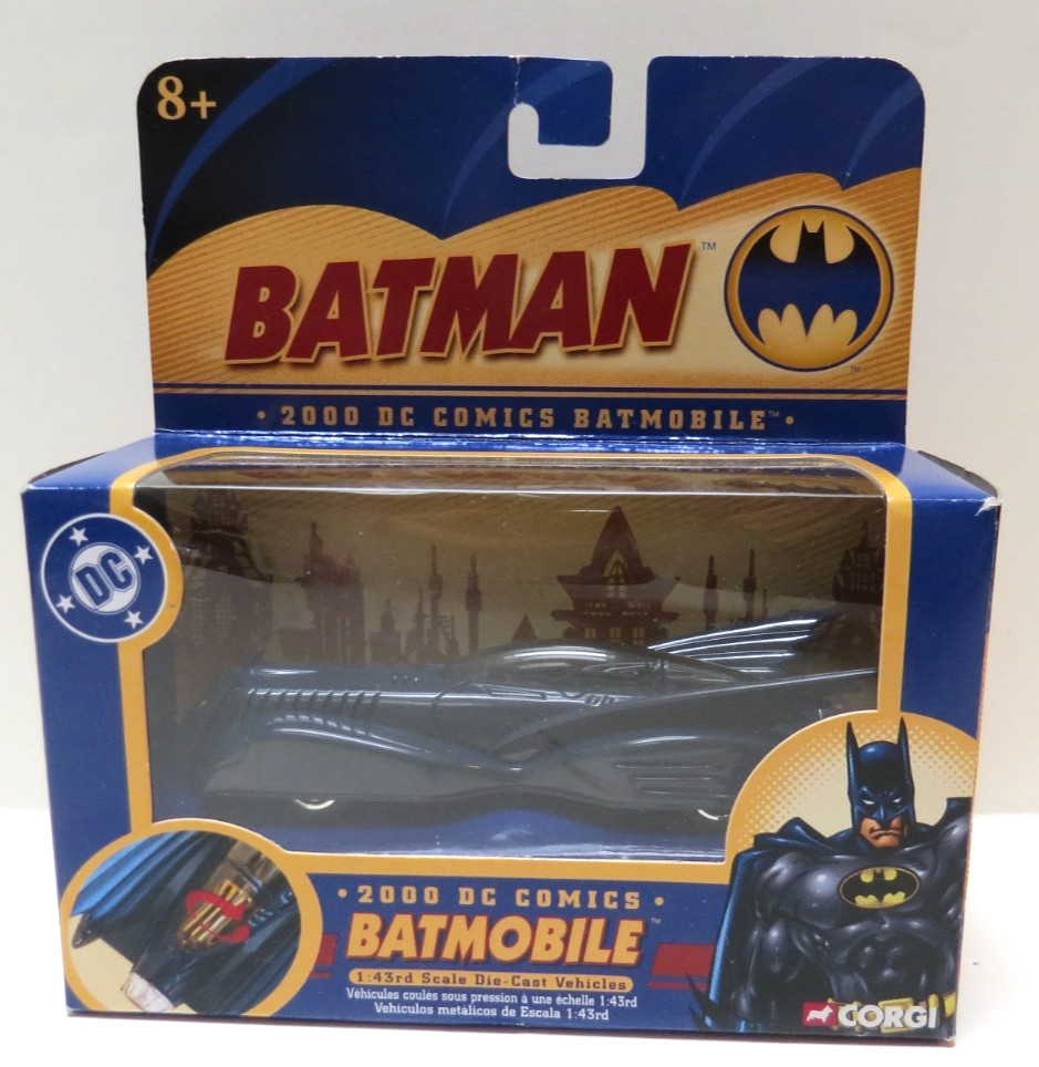 Batman Corgi 2000 DC Comics Batmobile, 1:43rd Scale Die-Cast Vehicles, 2004