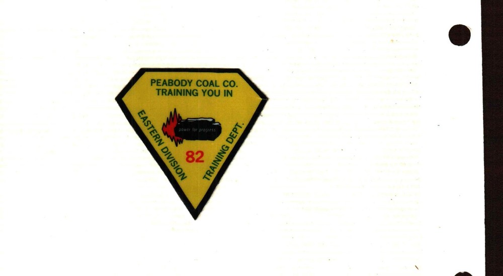 NICE PEABODY  COAL CO COAL MINING STICKER # 664