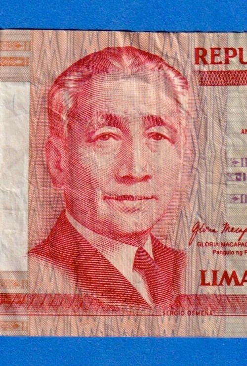 Philippines 50 Piso 2009 P-193b Circulated Note - AX968604