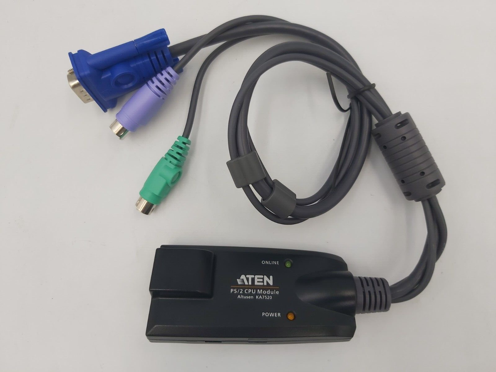 3 PCS ATEN Altusen KA9520 PS/2 CPU Module Adapter Cable