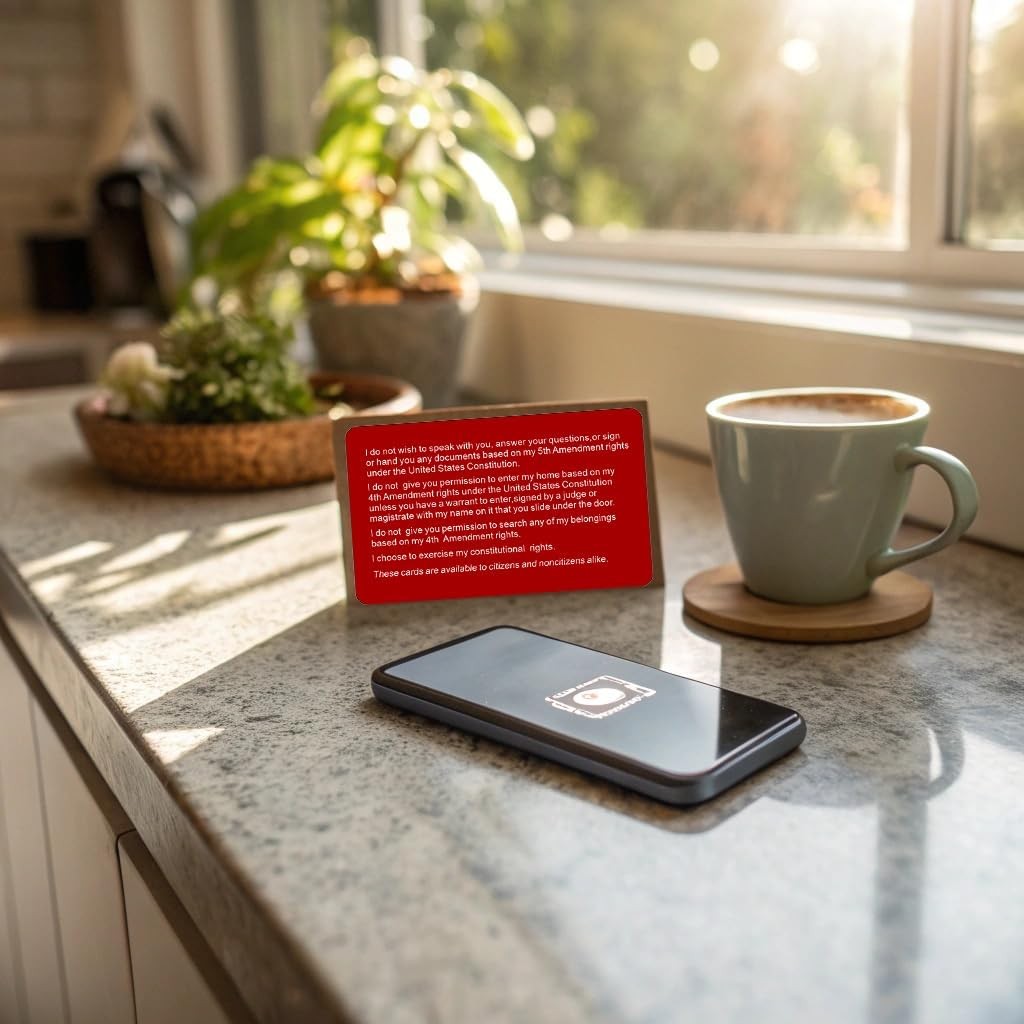 10-Pack Immigration Rights Awareness Cards - Know Your Constitutional Rights