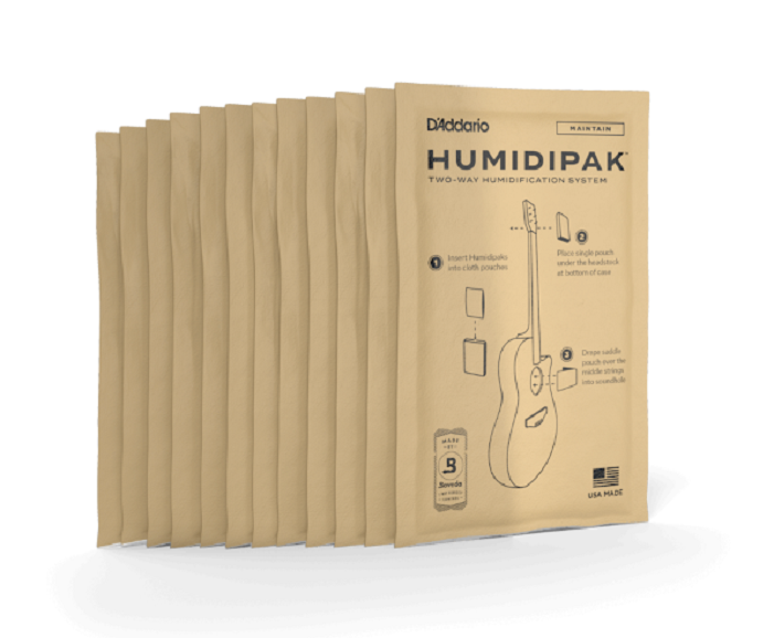 12 Pack Humidipak Maintain Replacement Packets D'Addario Planet Waves