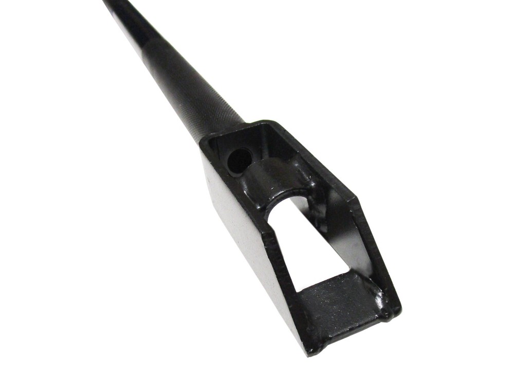 35" HD Black Combination Winch Bar for Flatbed Trailers Tie Down Strap (2 Pack)