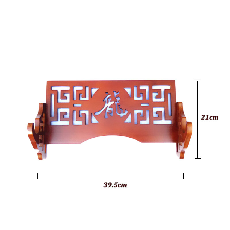 Wall Mount Samurai Sword Katana Holder Stand Bracket Bamboo Assembly Sword Rack