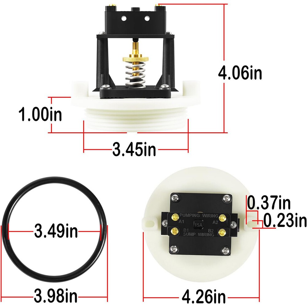 Dometic 385318032 Vacuum Tank Switch Kit
