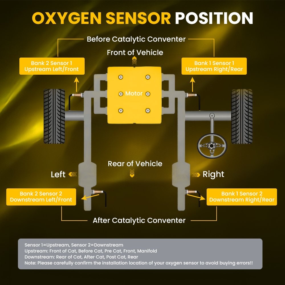 2X Upstream/Downstream OEM Oxygen O2 Sensor for Chrysler Dodge Jeep 234-4547