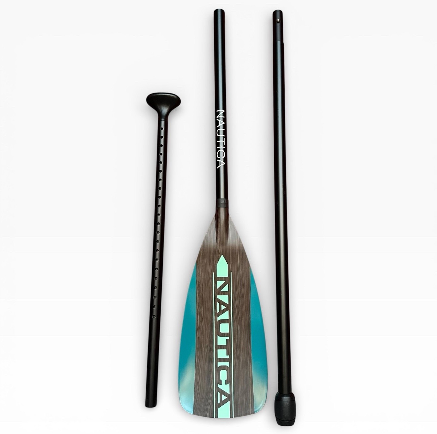 3-Piece Adjustable SUP Paddle –Lightweight, Floating Aluminum Shaft (Nautica)