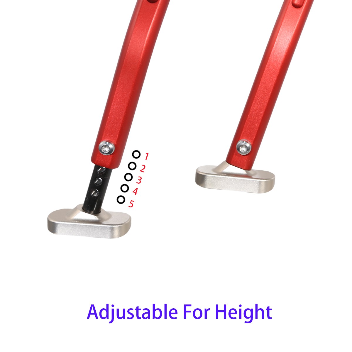 Red Side Stand Add-On Kickstand Compatible For Honda 2013–2024 CRF450R