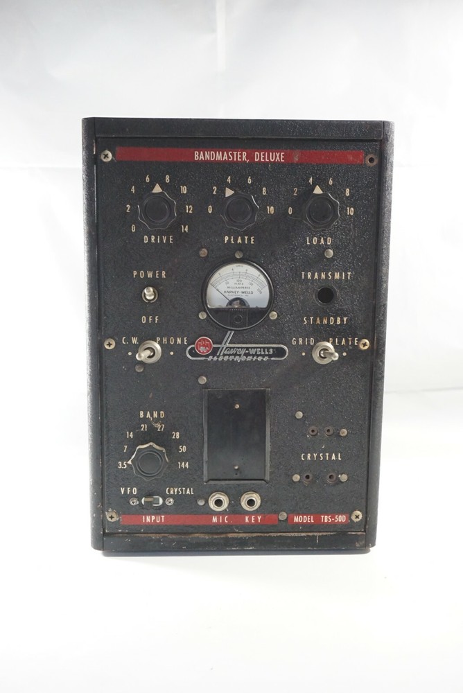 Vintage HARVEY WELLS Transmitter Deluxe TBS-50D, Missing Button, Untested, As Is
