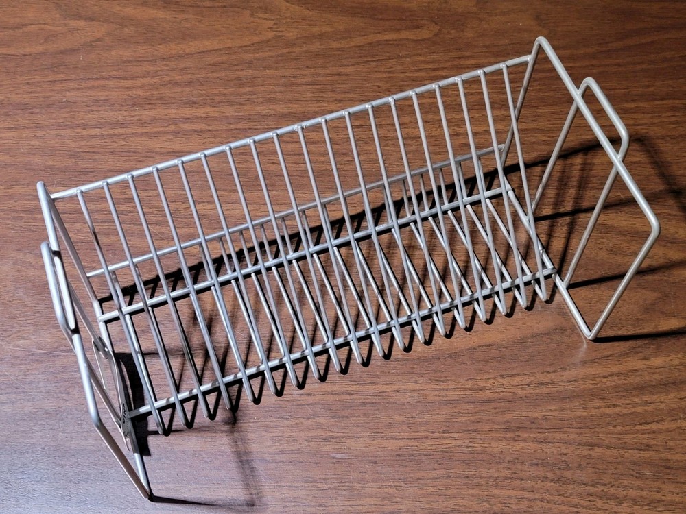 IKEA Vink Metal 20 CD Stackable Rack Holder Silver