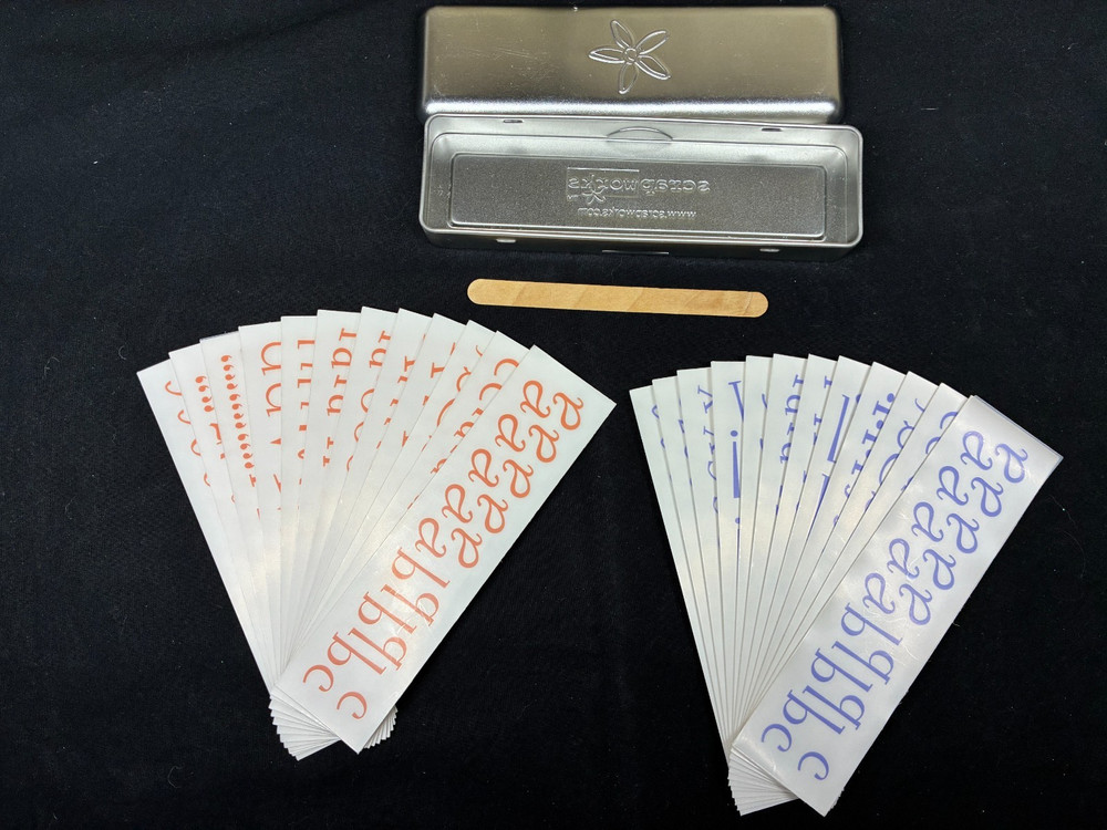 SCRAPWORKS ALPHABET TINS