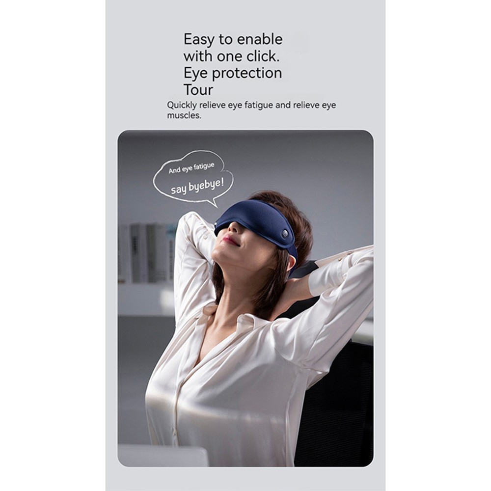 Smart Bluetooth Connection Heated Vibrating Massage Eye Massager