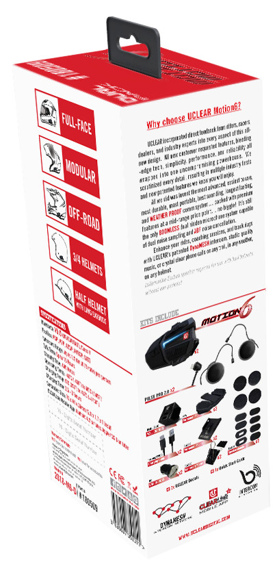 UClear Motion 6 Bluetooth Headset Dual 180509