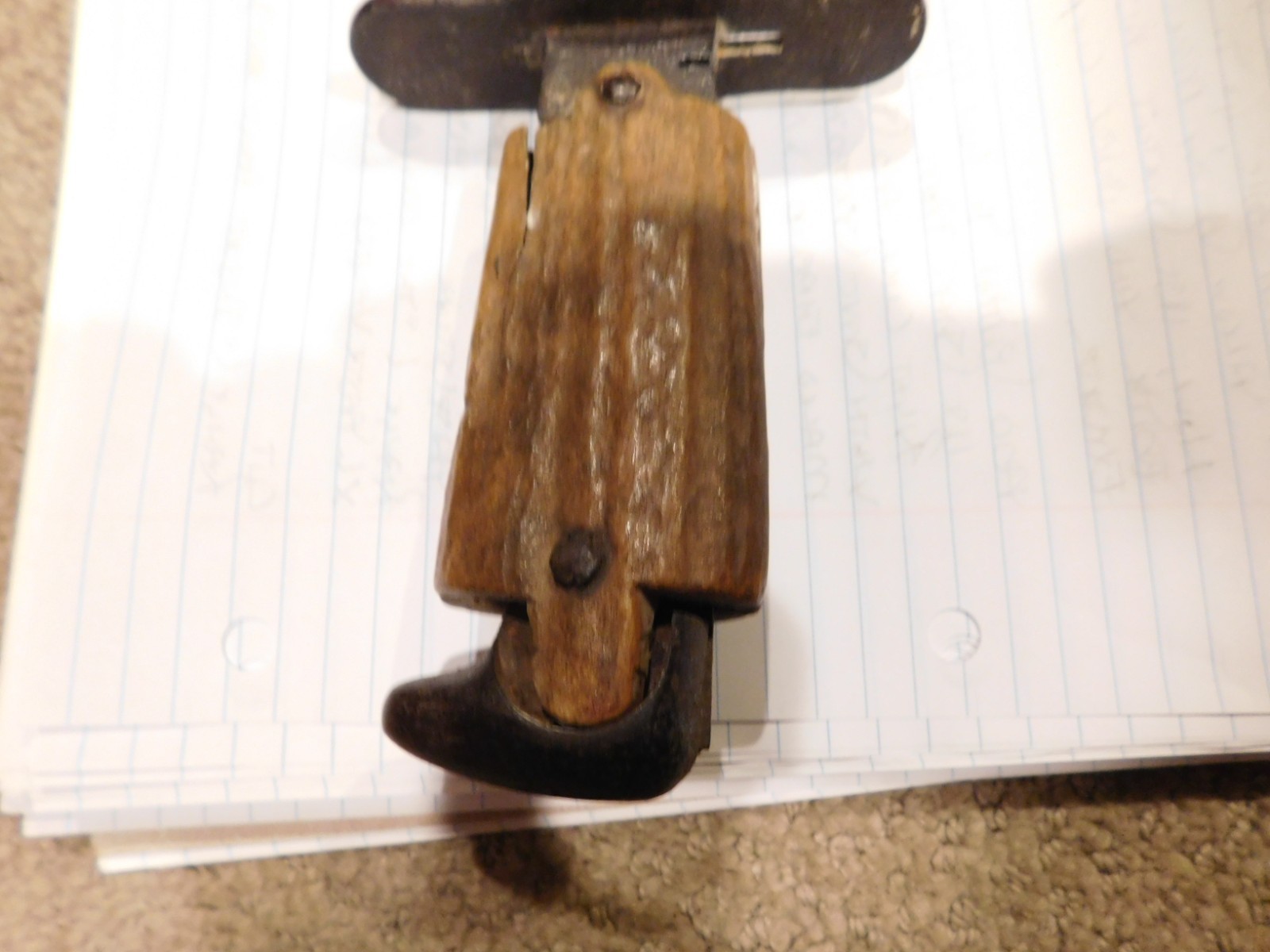 WWI U.S. Army Bolo Knife M-1910 Marked SA Springfield Armory US 1913