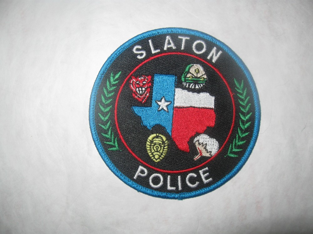 SLATON TEXAS POLICE PATCH (WITH TRAIN)