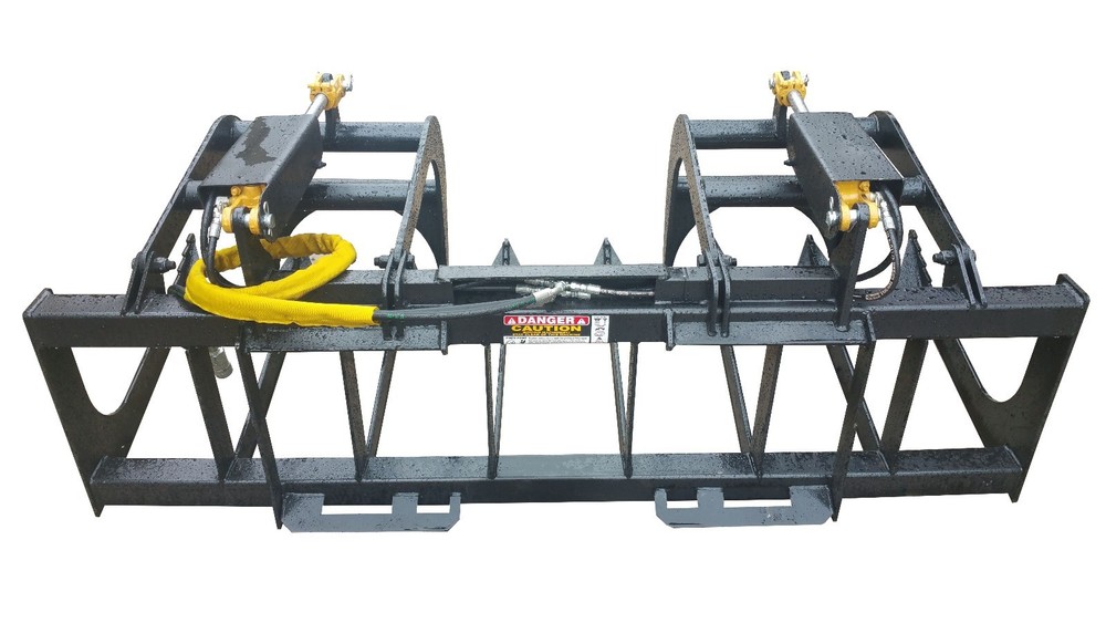 68" BOBCAT E-SERIES ROOT GRAPPLE SKIDSTEER ATTACHMENT UNIVERSAL FREE SHIPPING