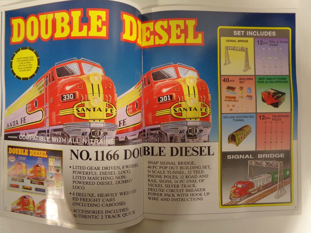 RARE MODEL POWER 1990 CATALOG FOR N TRAIN SETS