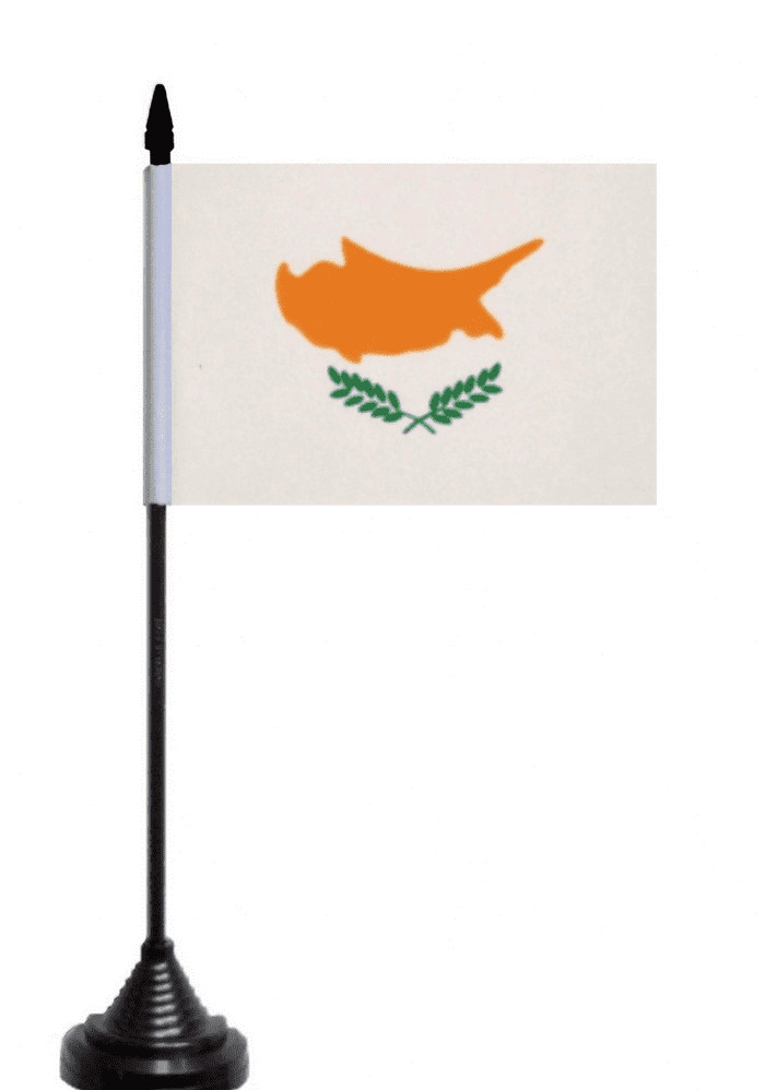Cyprus Table Flag - Polyester