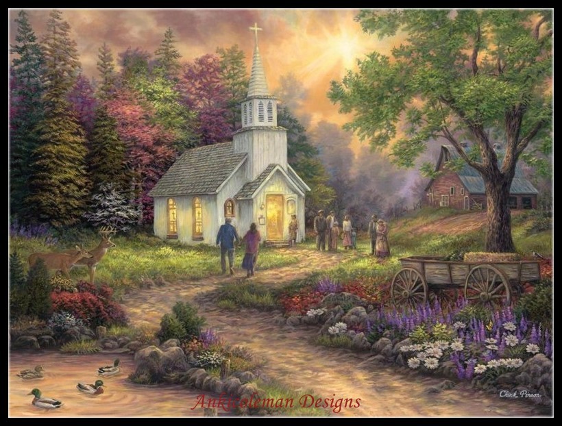 Chart Needlework - Counted Cross Stitch Patterns - Strength along the Journey