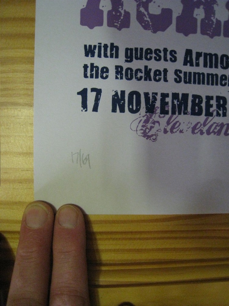 The Academy is Poster November 17th