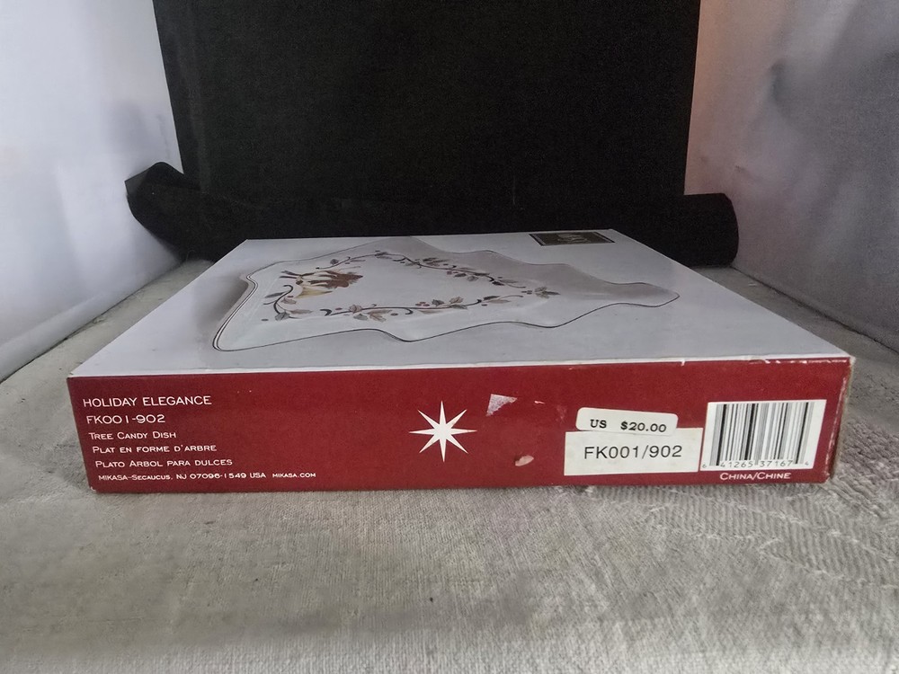 Mikasa Holiday Elegance Tree Candy Dish